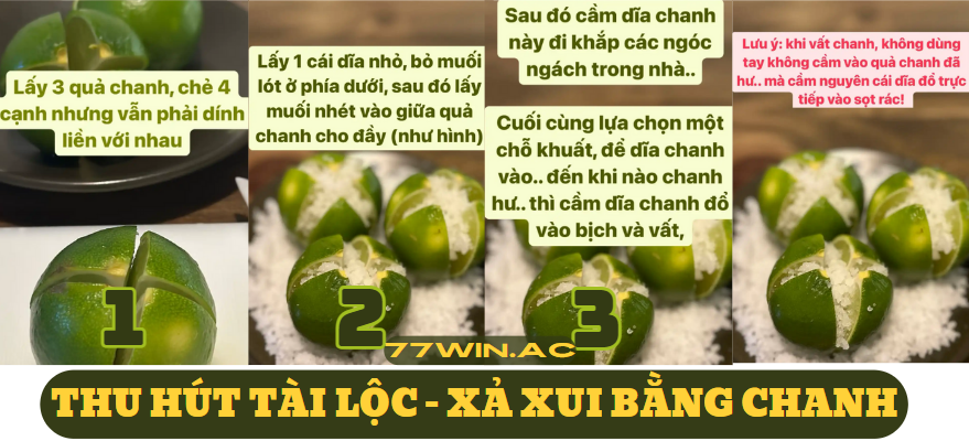 xả xui giải đen bằng chanh